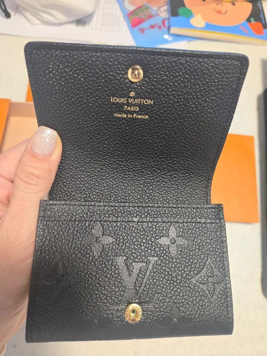  ルイヴィトン カードウォレット ブラック 長財布 小物