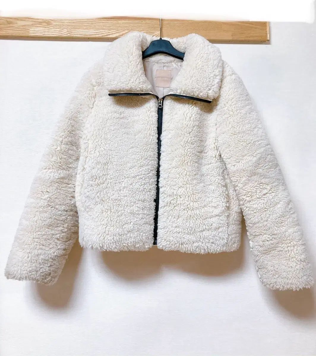 CC collect アイボリー ボア ショート ジャケット