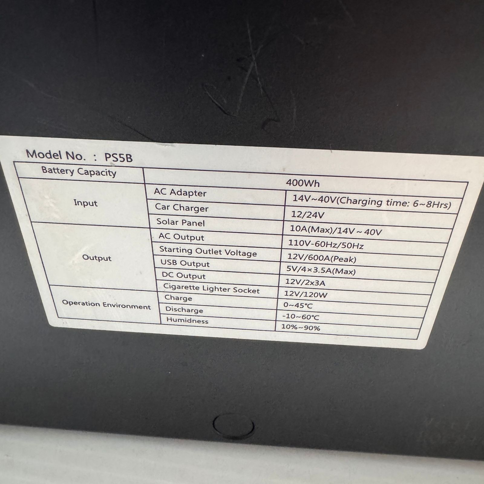  suaoki スアオキ ポータブル電源 PS 5 B 4 発電機 ポータブル電源 防災関連グッズ