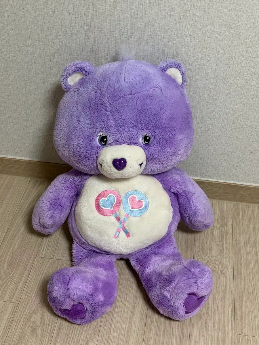 クラシック ケアベア シェアベア ぬいぐるみ PURPLE パープル