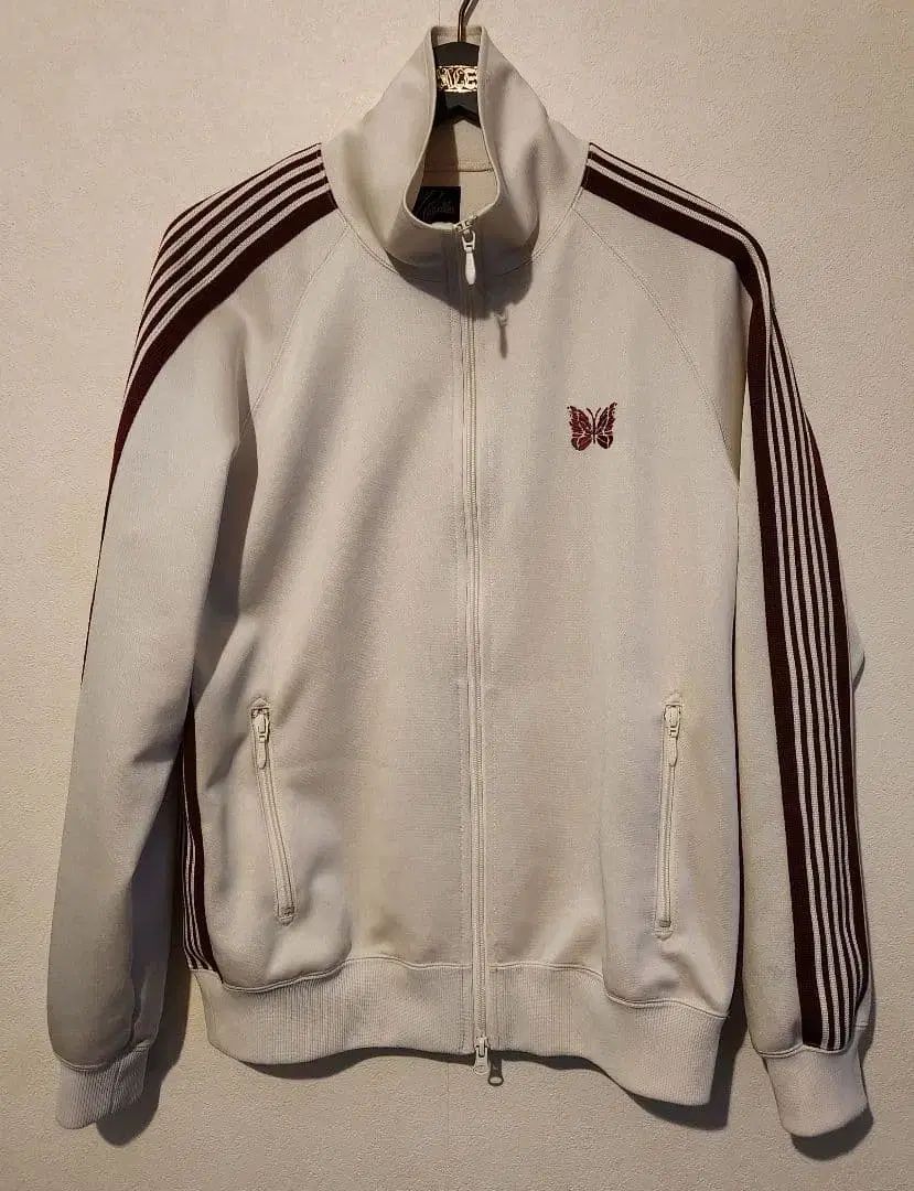 ニードルズ トラック ジャケット ポリ スムース アイボリー