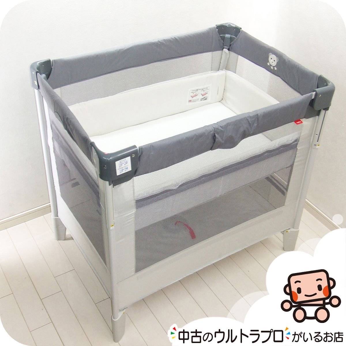 綺麗 ベビーベッド アップリカ ココネルエアーAB Aprica COCONEL air