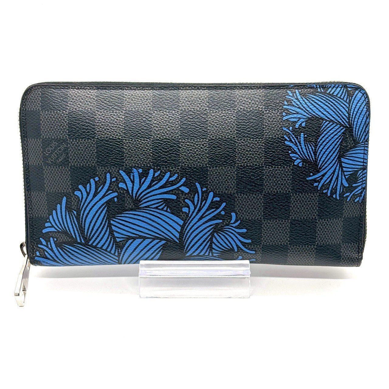 【極美品】ヴィトン パース ダミエ グラフィット クリストファー ネメス もう、普通では満足しない】 LOUIS VUITTON ジッピーオーガナイザー 長