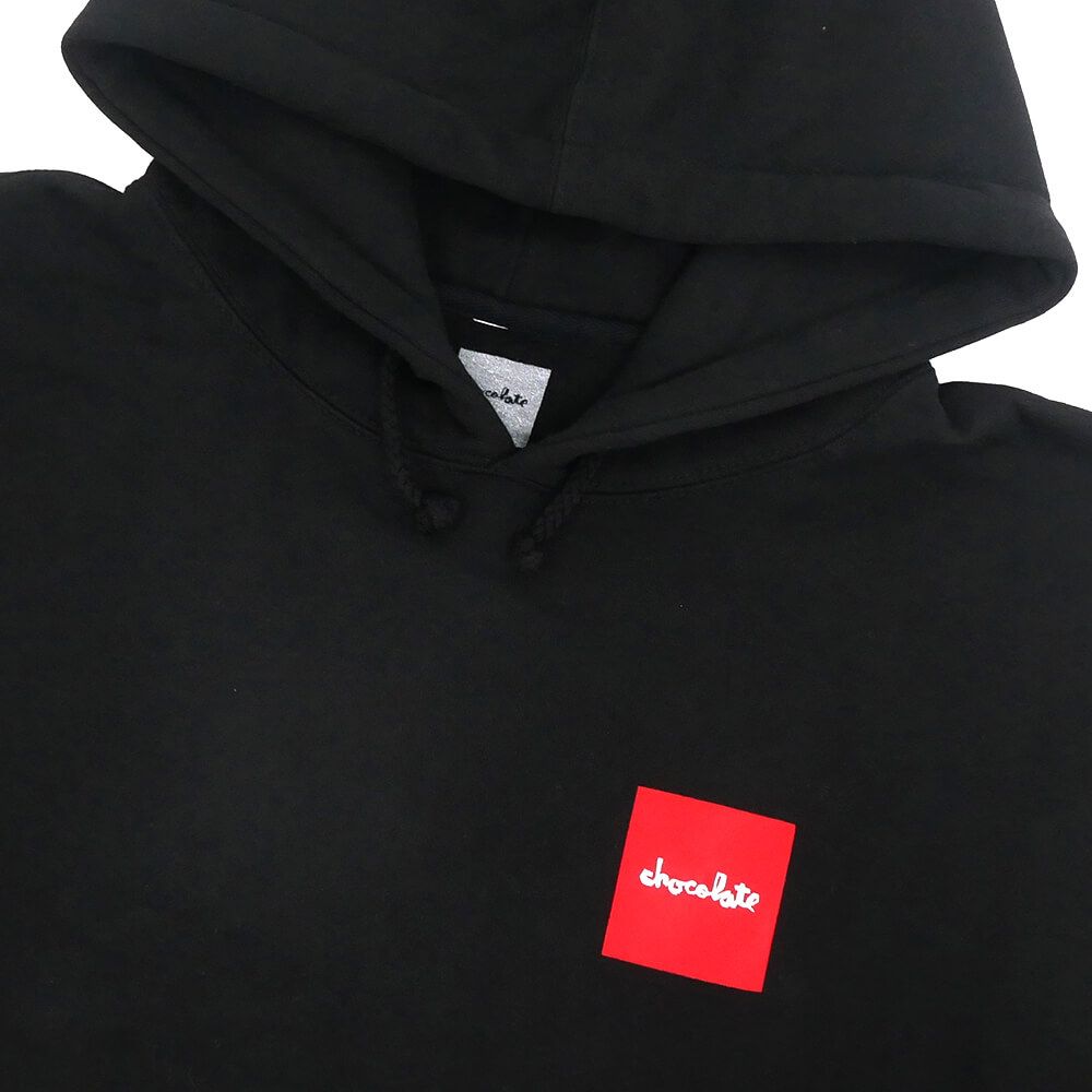 CHOCOLATE HOOD チョコレート パーカー SQUARE BLACK スケートボード