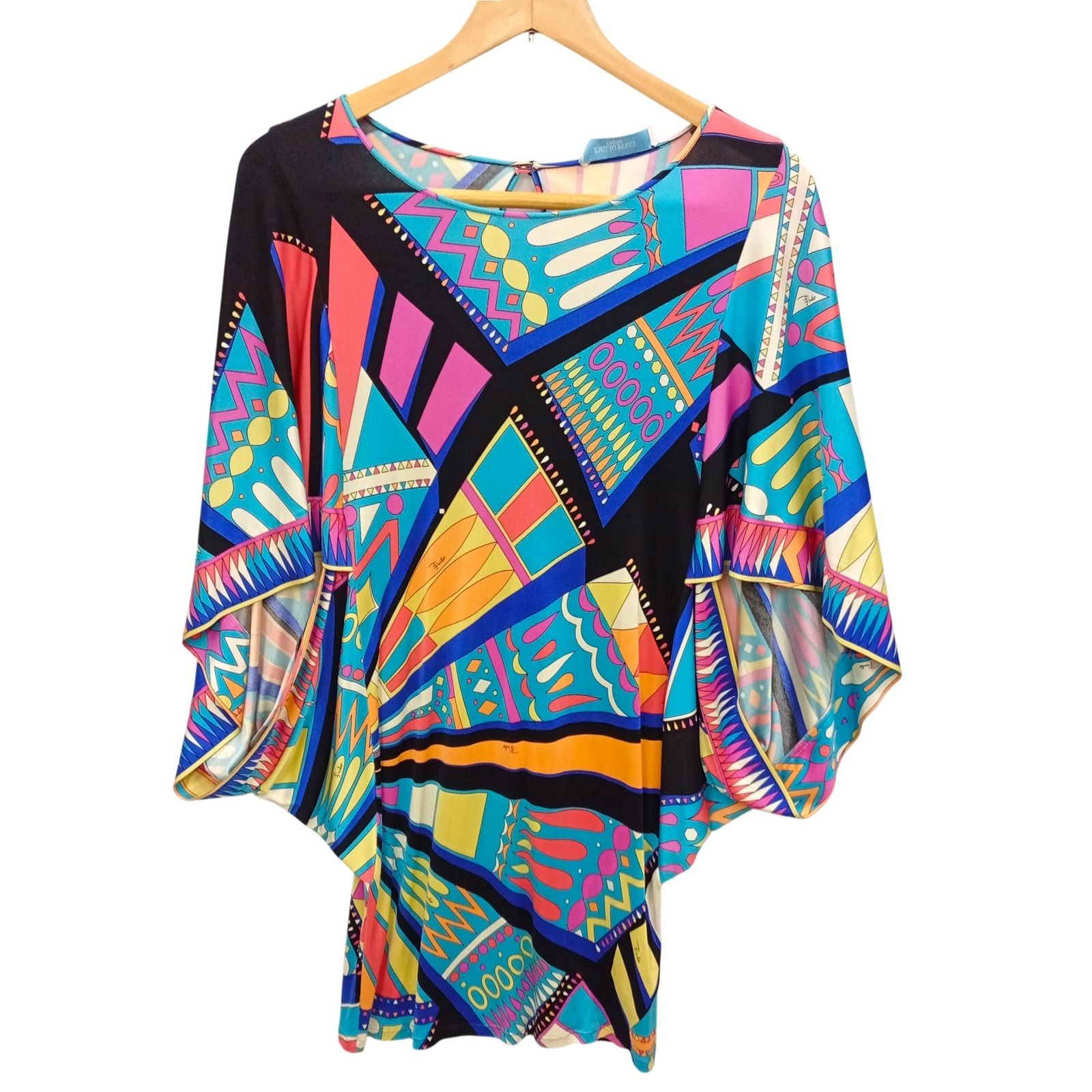 EMILIO PUCCI エミリオプッチ ブラウス ジャージーブラウス ドルマン サイズ34 シルク JA 26