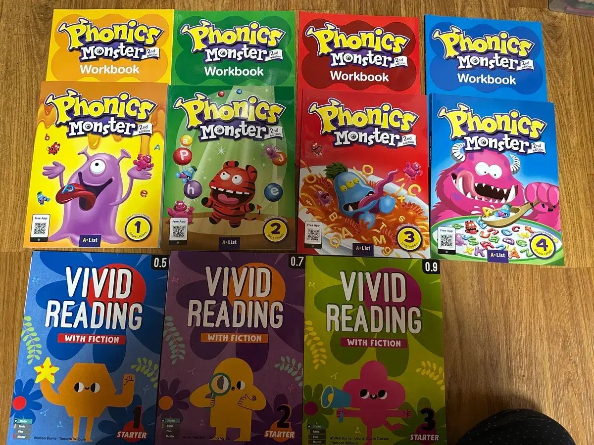 Phonics MONSTER Vivid Reading 全11巻セット