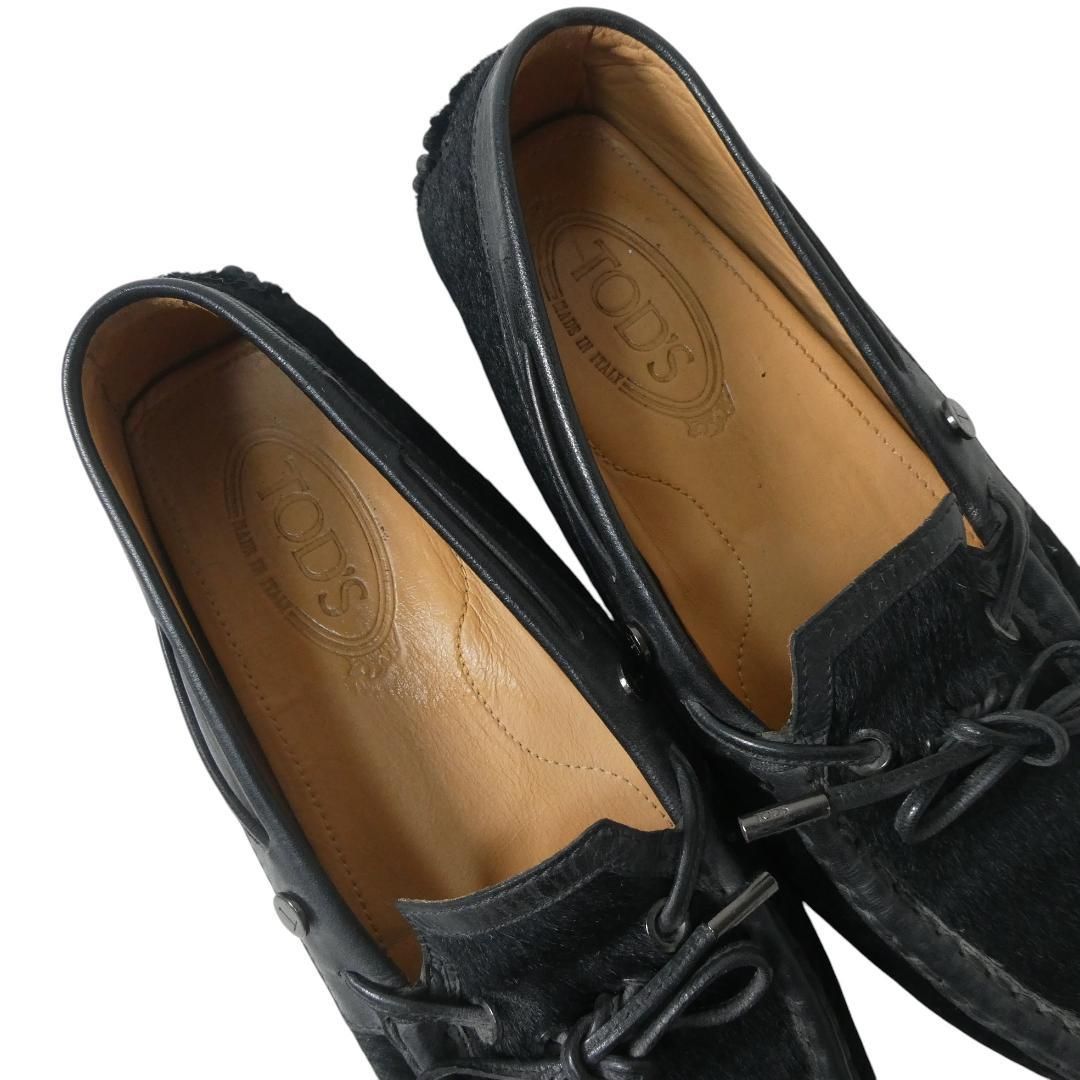 トッズ　TOD‘S ハラコ　ドライビングシューズ　ローファー　36 トッズ ドライビングシューズ レディース TOD S トッズ ハラコ