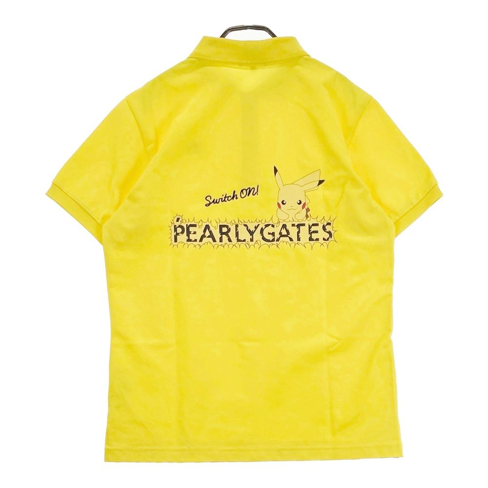 人気完売パーリーゲイツピカチュウ半袖ポロシャツトップスネイビーサイズ5 サイズ：5 PEARLY GATES パーリーゲイツ × ポケットモンスター 2025年