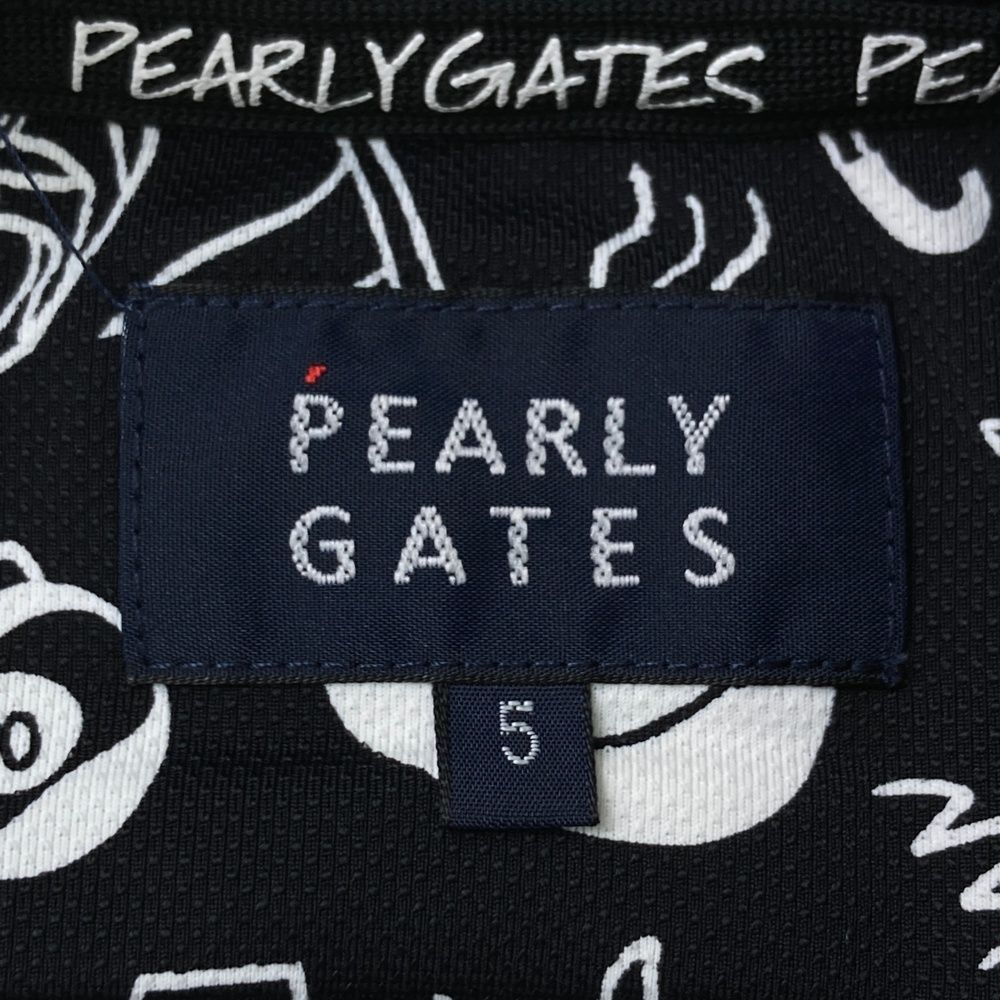 パーリーゲイツ　ニコちゃん柄　ポロシャツ パーリーゲイツ ポロシャツ TOKE NICOシリーズ