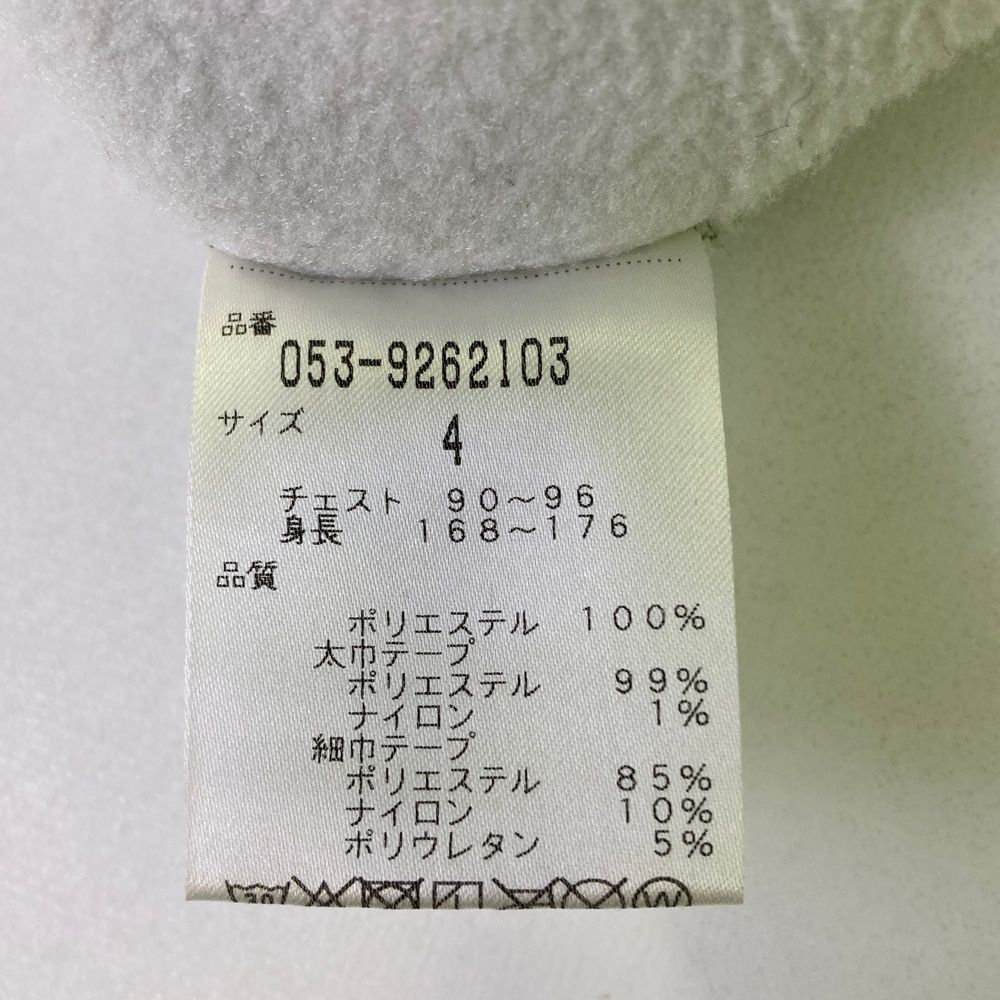 サイズ：4 PEARLY GATES パーリーゲイツ フリース ハーフジップ 長袖