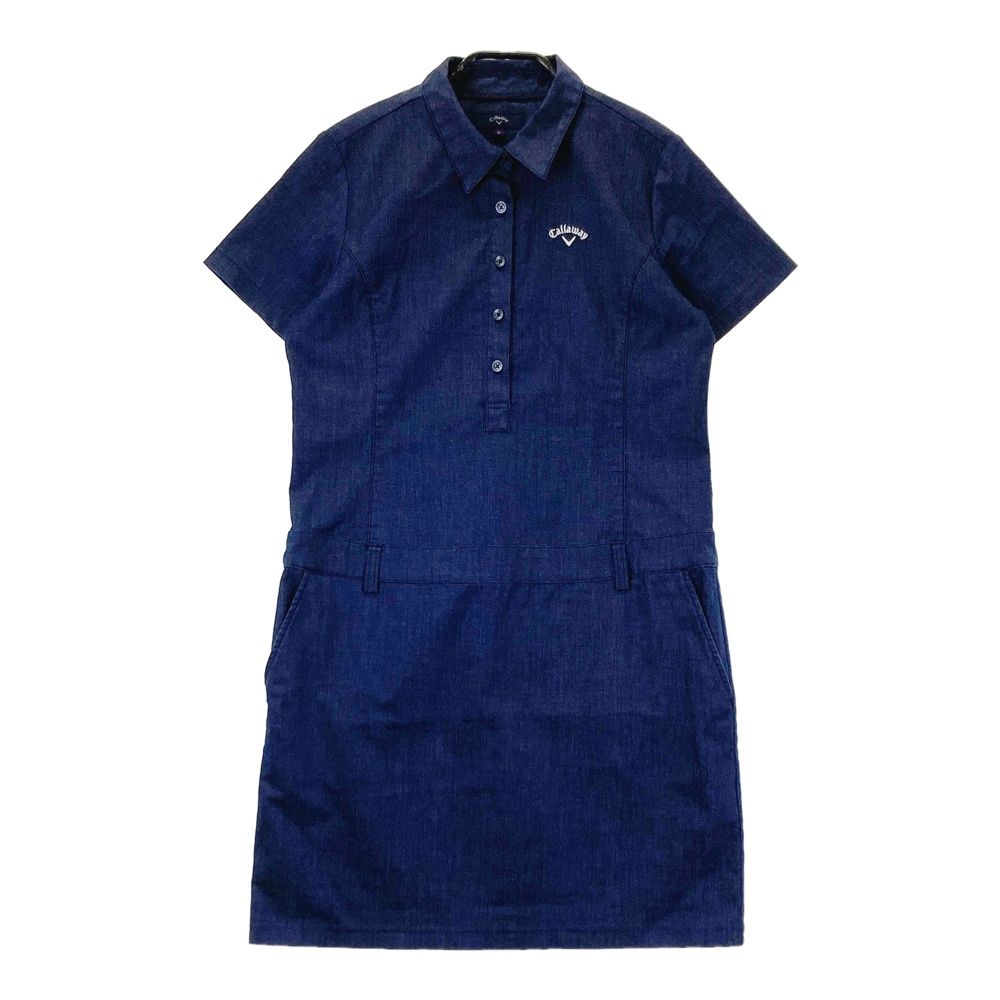 Callaway★ワンピース 半袖 サイズ：M CALLAWAY キャロウェイ 半袖ワンピース ネイビー系