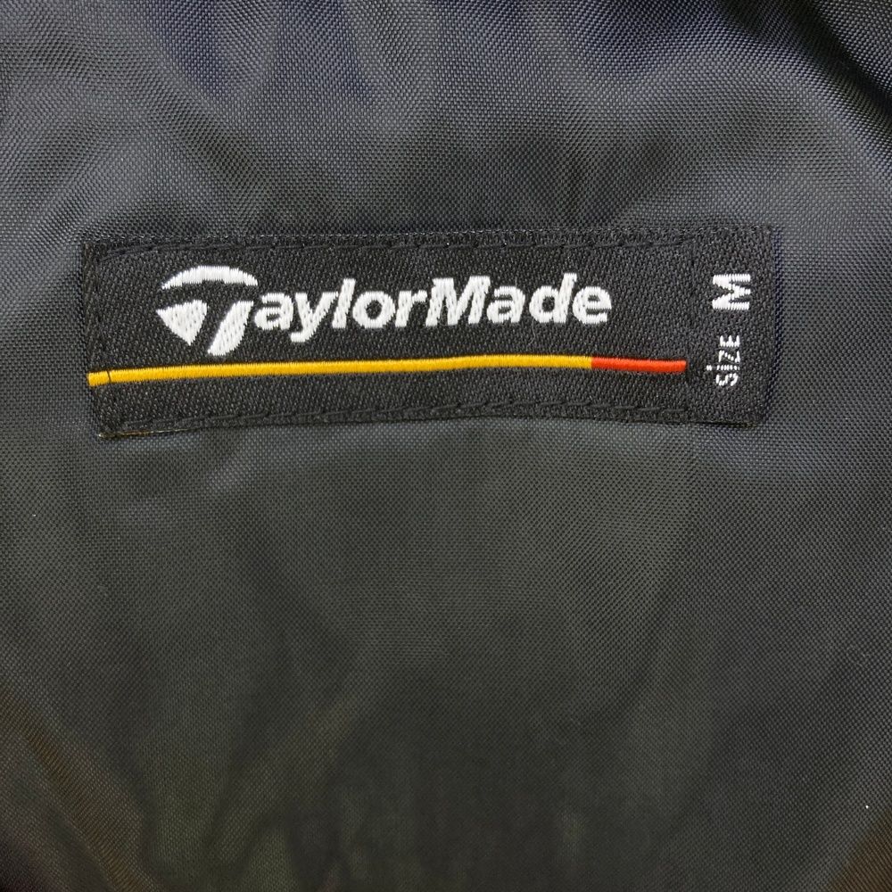 サイズ：M TAYLOR MADE テーラーメイド ダウン ジップベスト レッド系