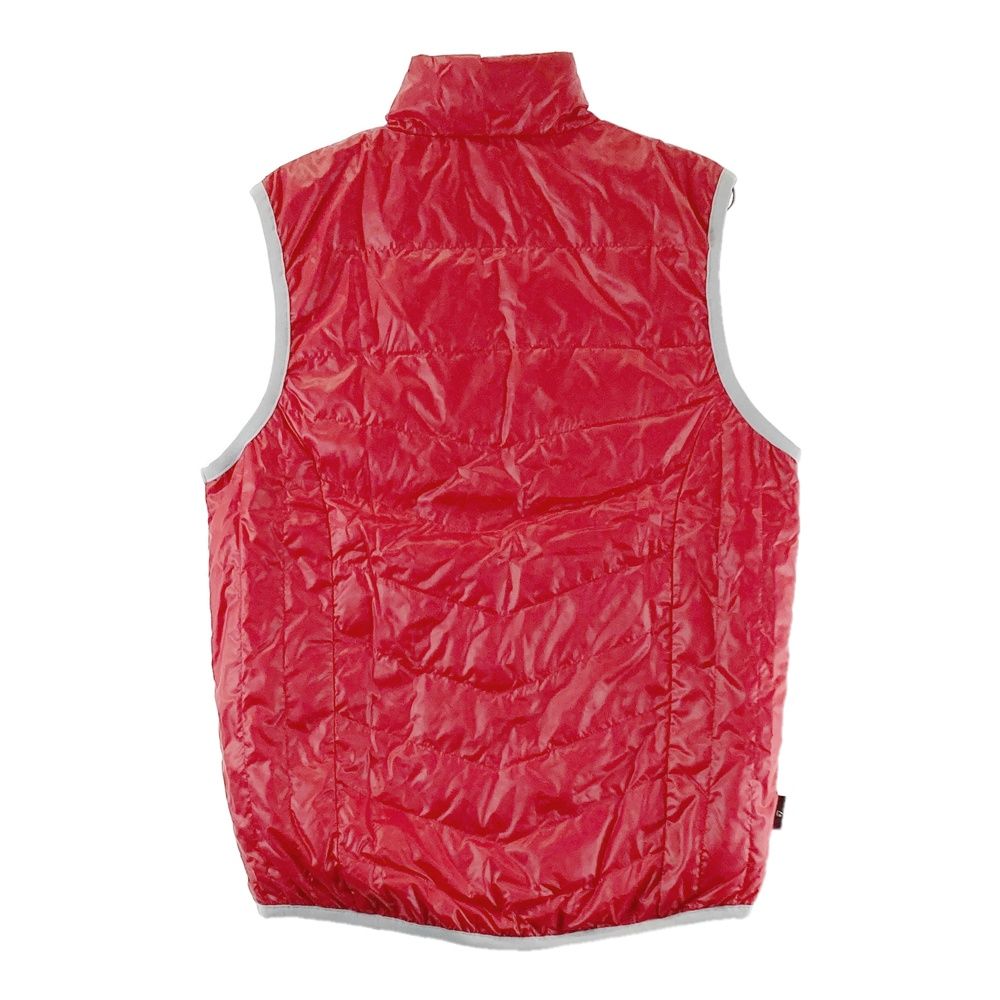 サイズ：M TAYLOR MADE テーラーメイド ダウン ジップベスト レッド系