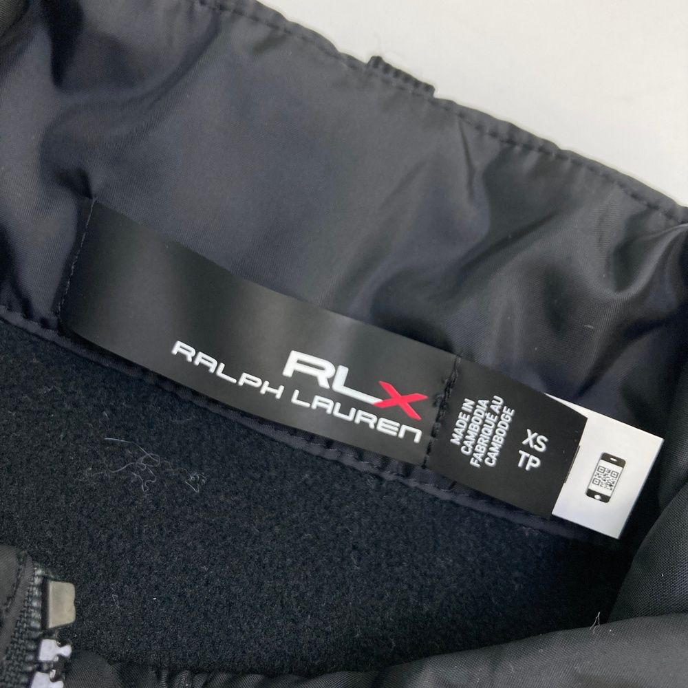 サイズ：XS RLX ラルフローレン 切替 中綿 ハーフジップジャケット