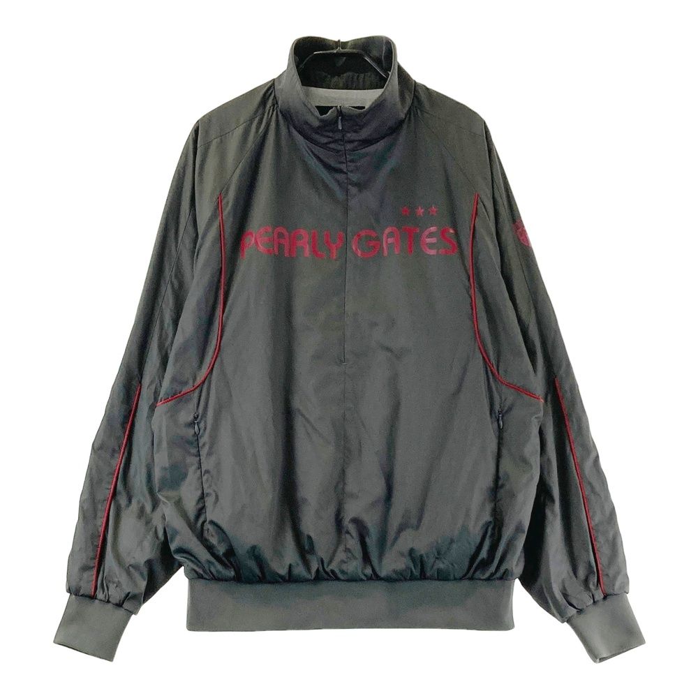 サイズ 5 PEARLY GATES パーリーゲイツ ハーフジップ 蓄熱ブルゾン カーキ系 ゴルフウェア メンズ ストスト