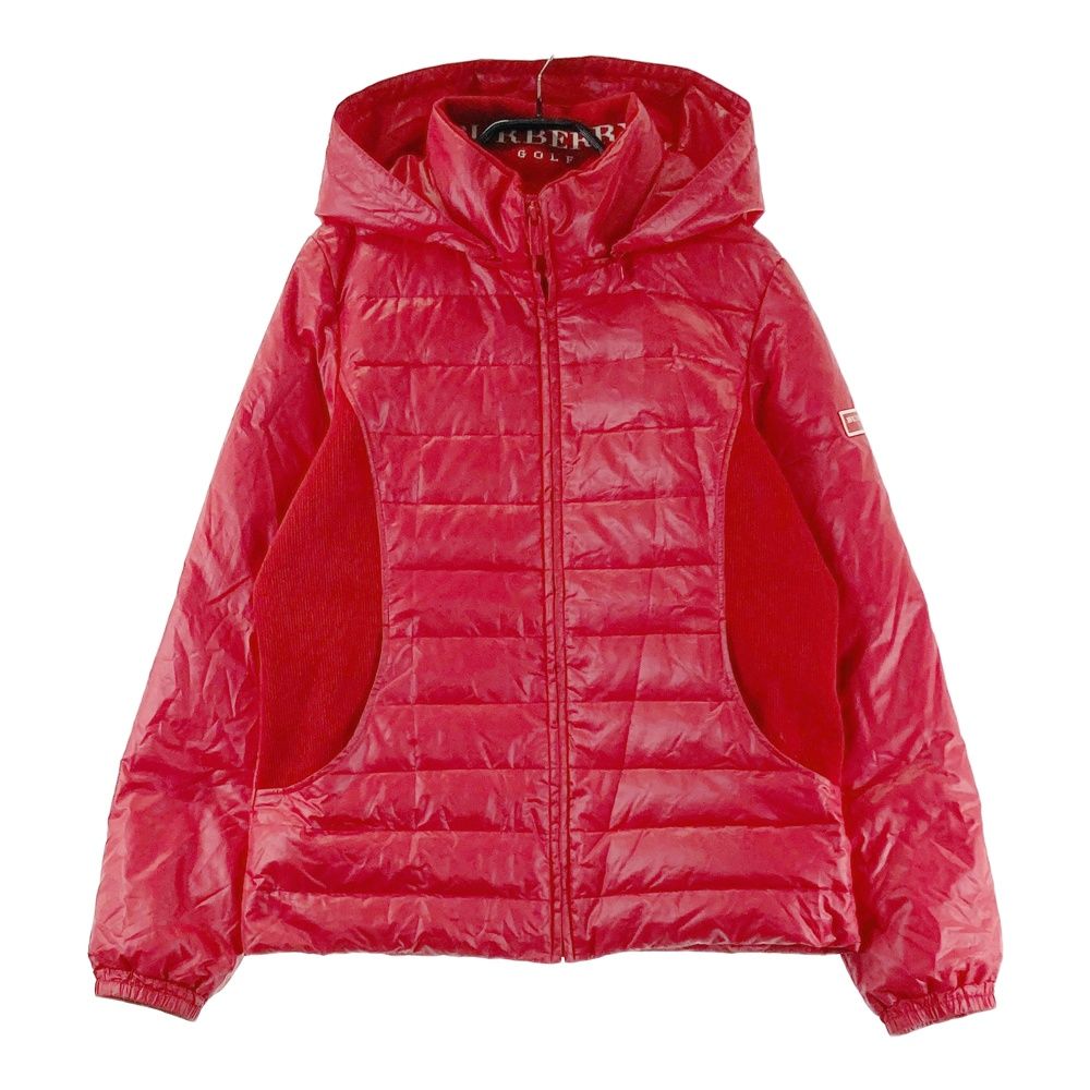 サイズ M GOLF バーバリーゴルフ 2 WAY ダウンジャケット ブラック系 ゴルフウェア レディース ストスト