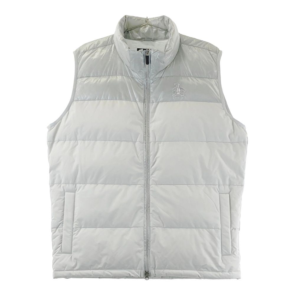 サイズ LL MUNSING WEAR マンシングウェア SG 6553 ダウンベスト グレー系 ゴルフウェア メンズ ストスト