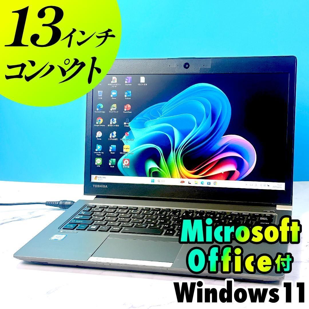 軽量コンパクト SSDで快速 カメラ Microsoft Office付 Windows 11 ノートパソコン