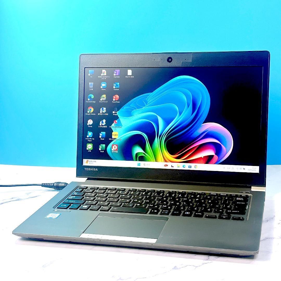 軽量コンパクト SSDで快速 カメラ Microsoft Office付 Windows 11 ノートパソコン