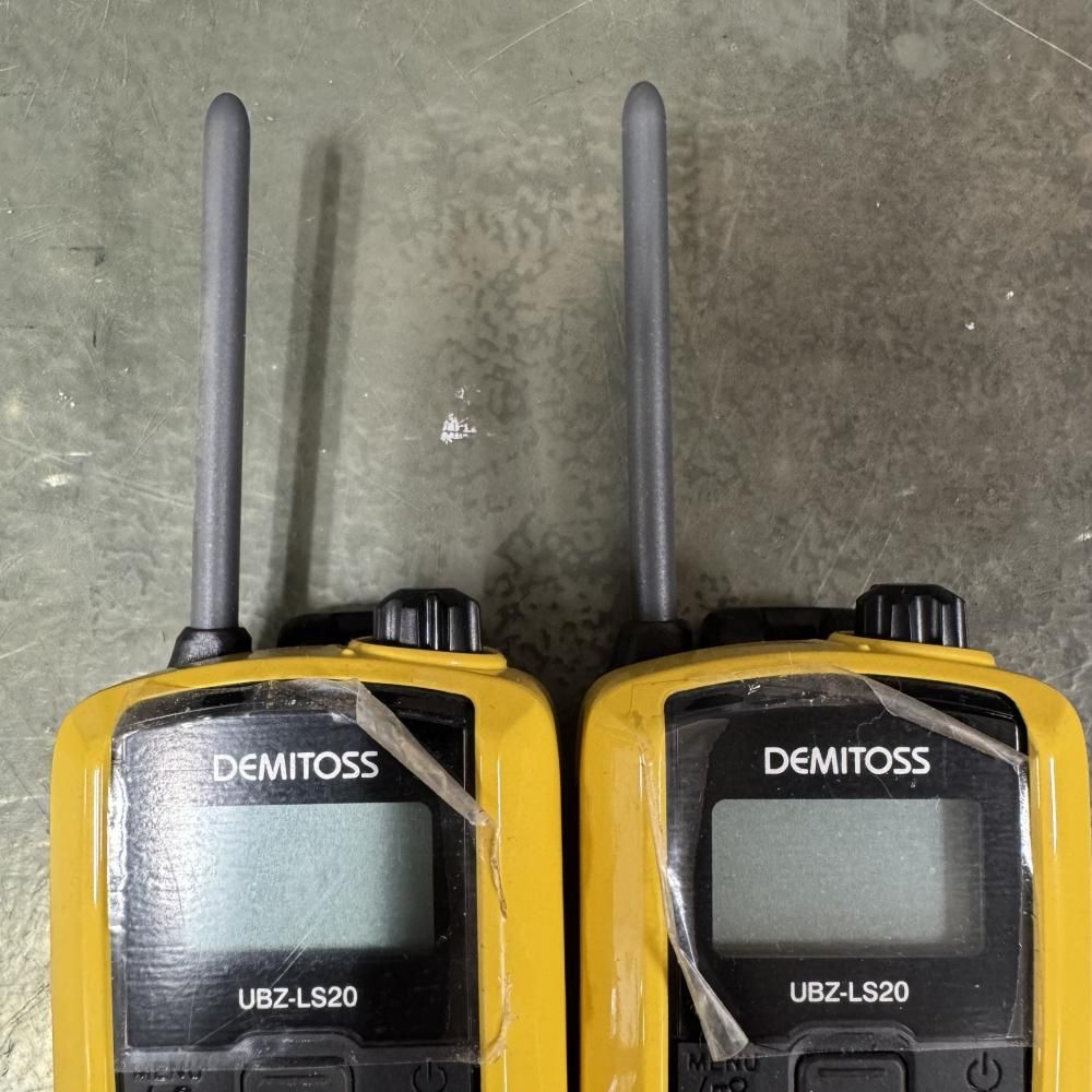 美品】KENWOOD UBZ-LS20 トランシーバー2台＆充電器2台セット【202