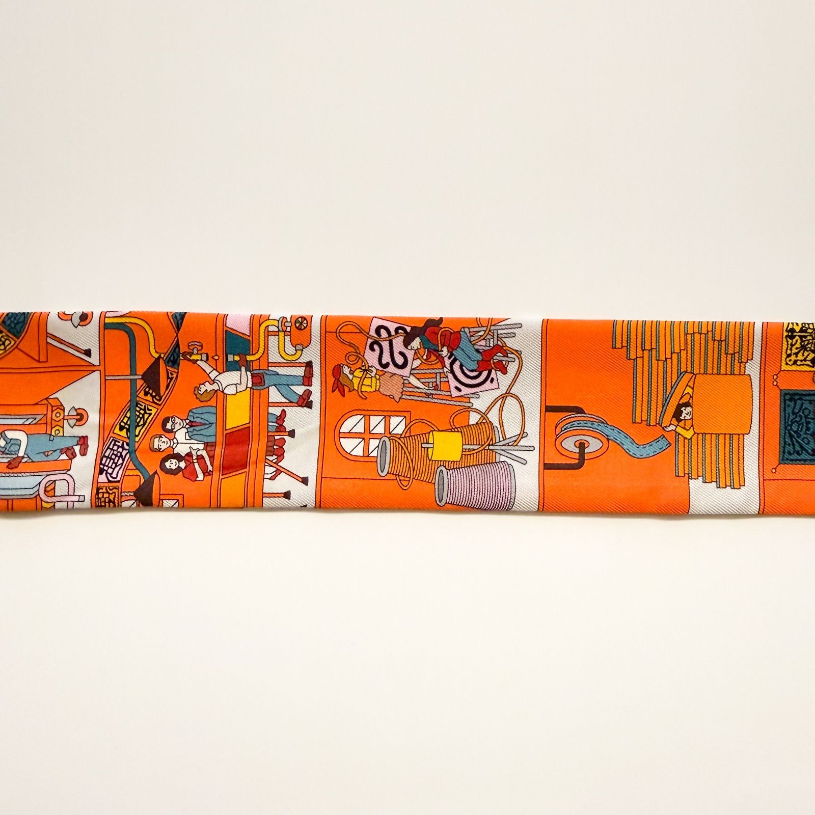 美品 可愛い お洒落 エルメス ツイリー メゾンデカレ ピエールマリー