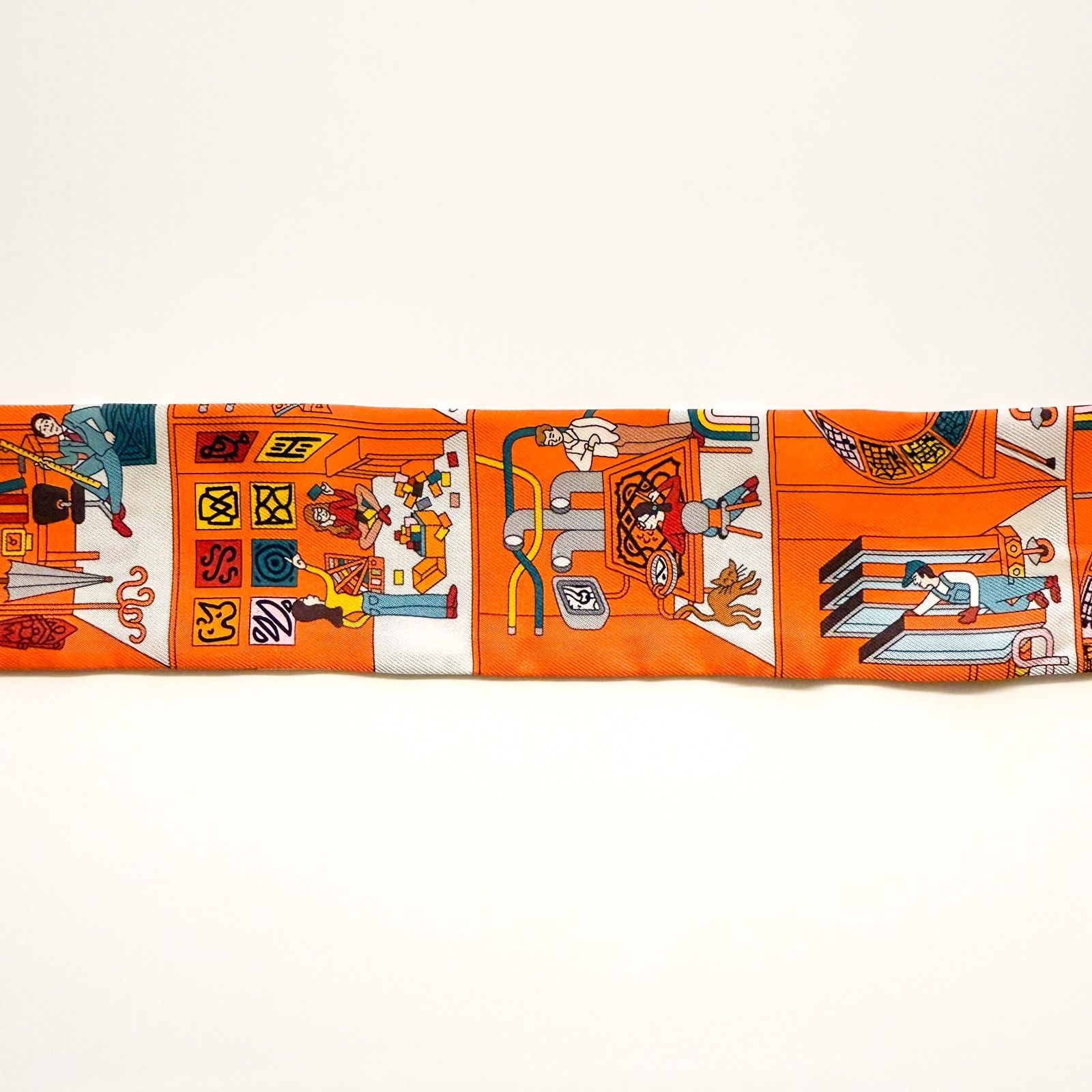 r*n様 【新品未使用】　HERMES エルメス　ツイリー　メゾン デ カレ 美品 可愛い お洒落 エルメス ツイリー メゾンデカレ ピエールマリー