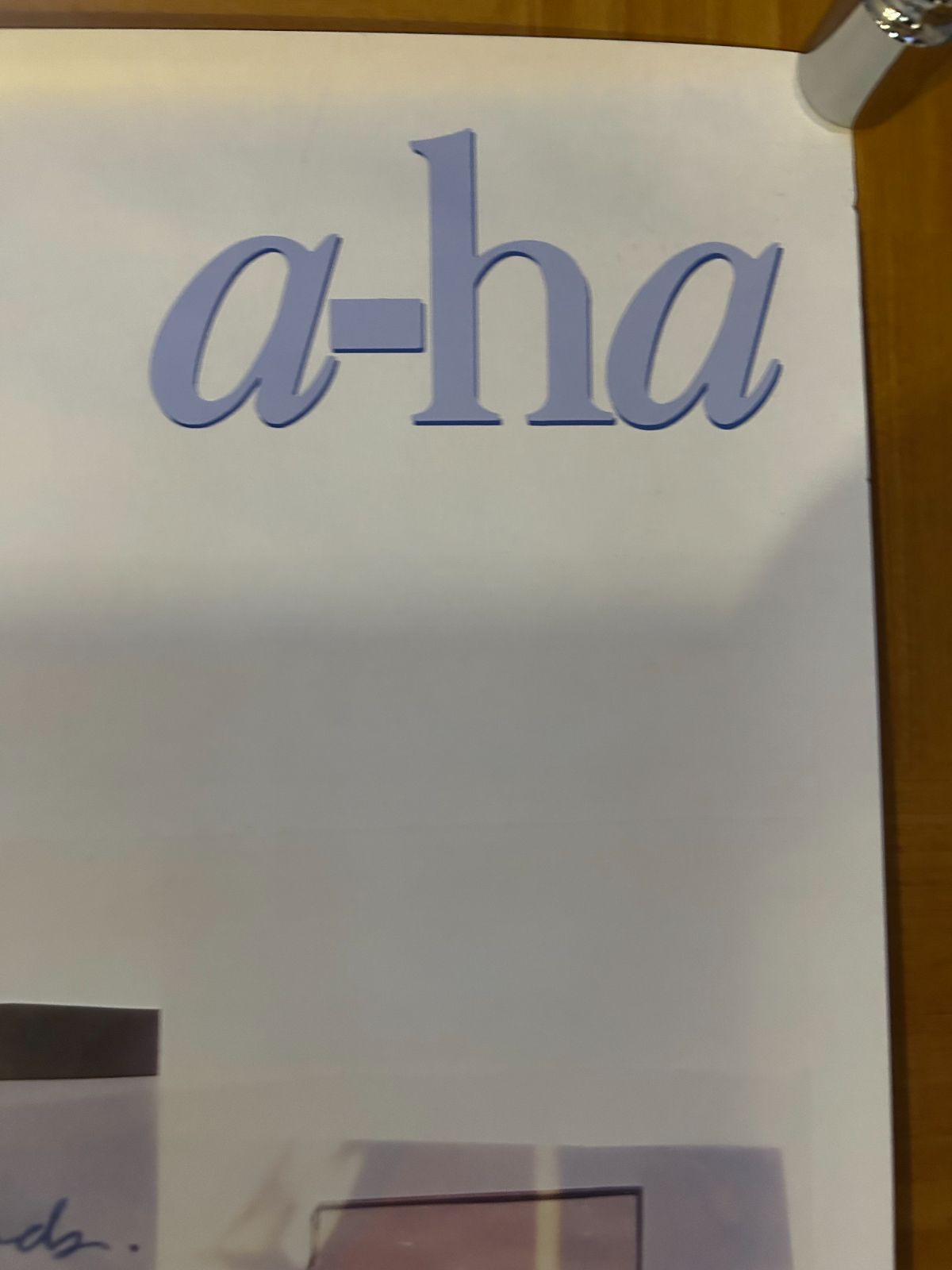  a ha アーハ Stay on These Roads 1988年 アルバム プロモーション用ポスター B 2 JIS サイズ 515 x 728 mm ポスター ミュージシャン