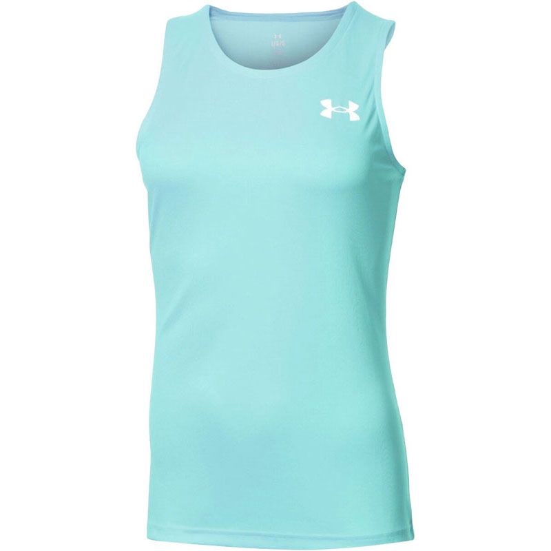 UNDER ARMOUR アンダーアーマー UA TEAM RACING SHIRT 陸上・ランニング ノーカットスリーブウィメン・ (6003880-293)、OBL