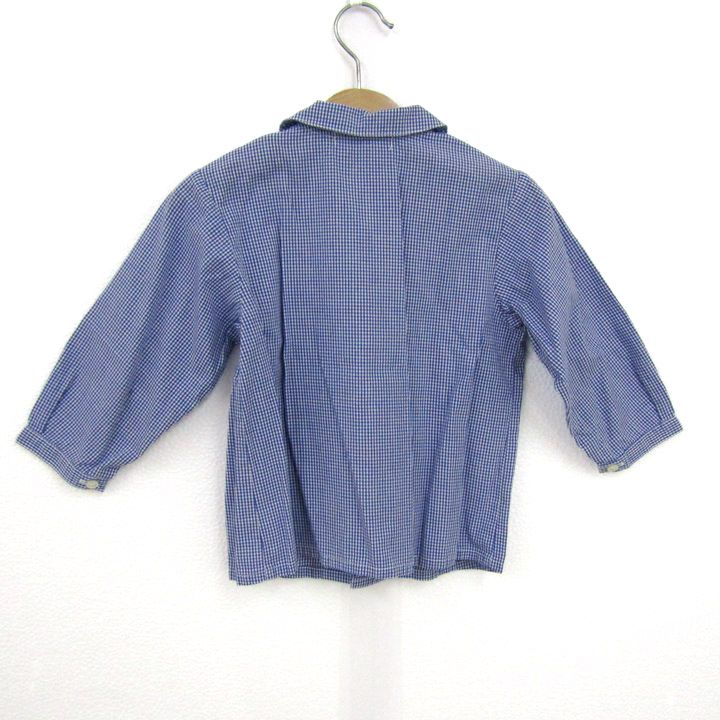 ファミリア 長袖シャツ トップス スモック チェック柄 ファミ＆リア