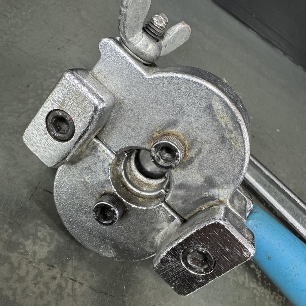 フレキ管ツバ出し工具 ラチェットハンドル式