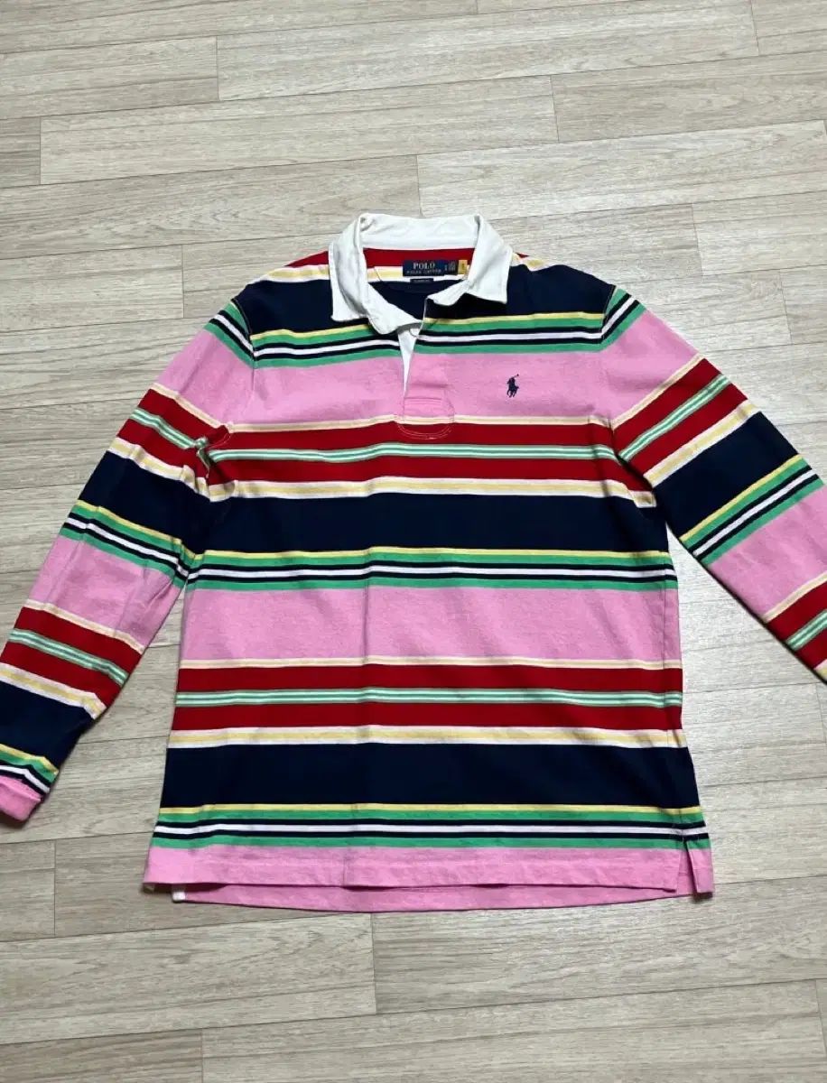 ポロラルフローレン ラグビーシャツ L