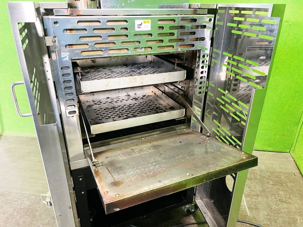 動作良好！　【サニア工業】遠赤外線焼き芋機　2段焼き　電源：単相100V ■生産能力：最大9kg　■C-1572 動作良好！ 【サニア工業】遠赤外線焼き芋機 2段焼き 電源：単相100V