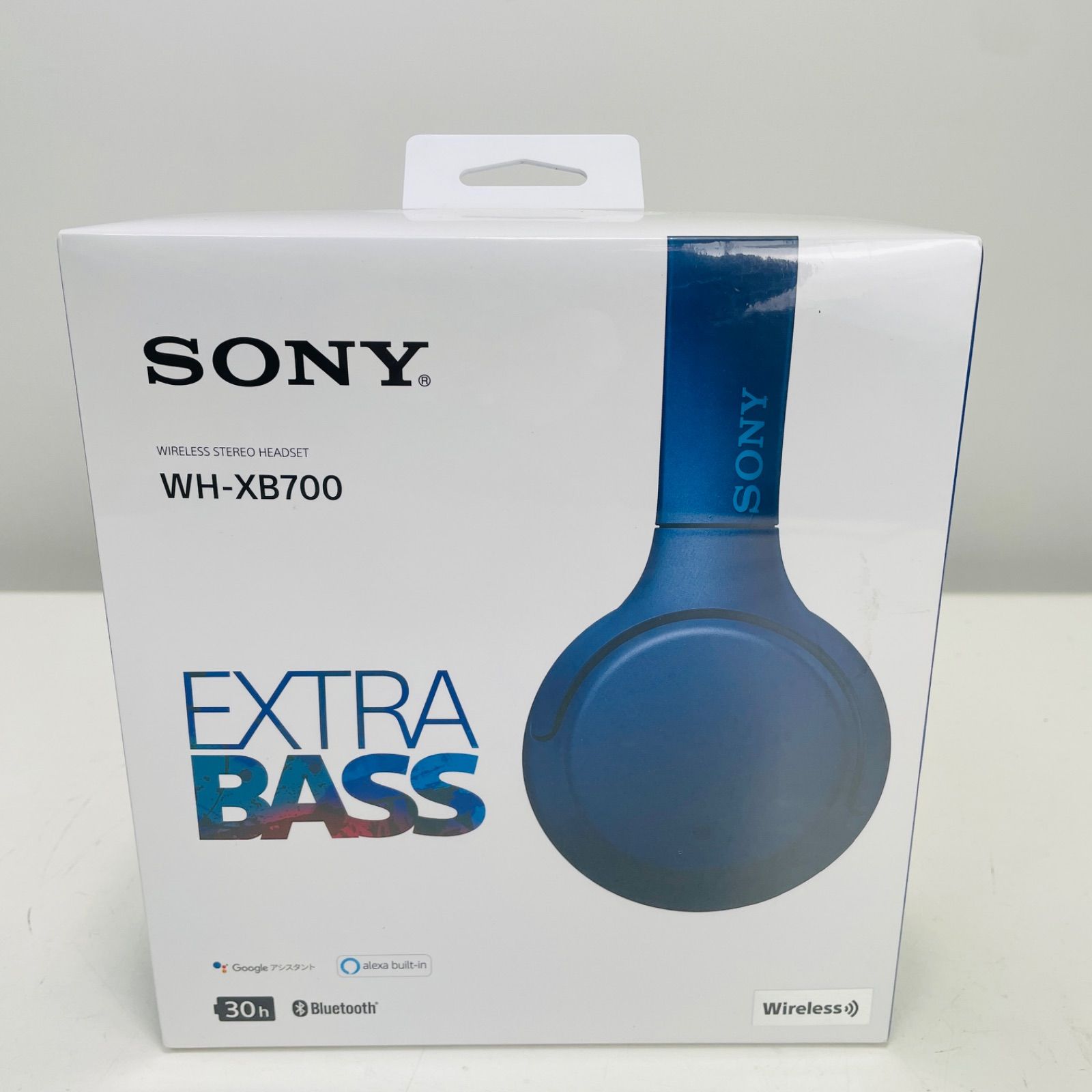 SONY ソニー WH XB 700 ブルー ワイヤレスヘッドホン