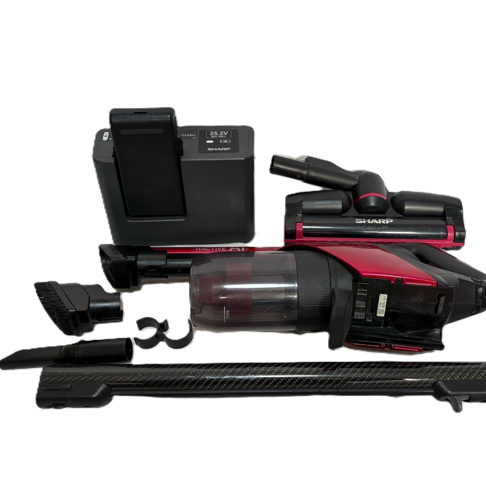 シャープ SHARP 掃除機 EC SR 5 P ピンク 軽量 ハイパワータイプ 1 6 kg 2000 3261