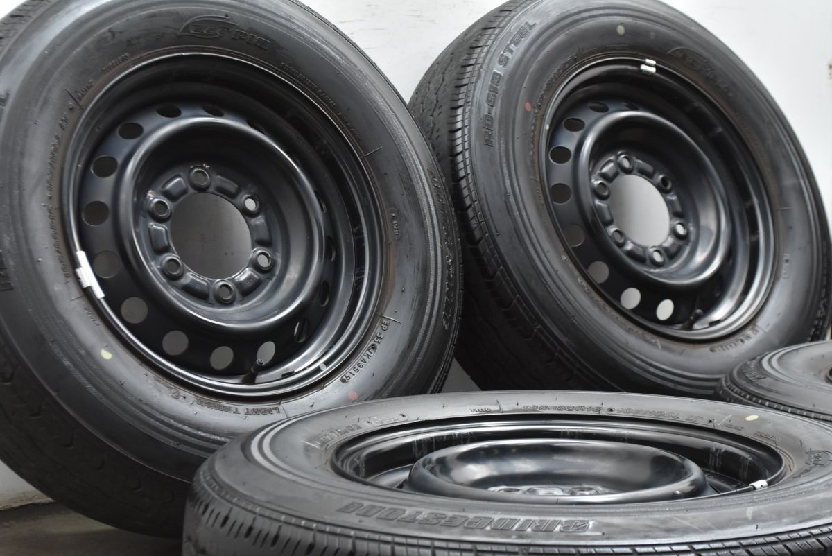 交換用に トヨタ 200 ハイエース 15 in 6 J 35 PCD 139 7 ブリヂストン エコピア RD 613 195 80 R L LT レジアスエース
