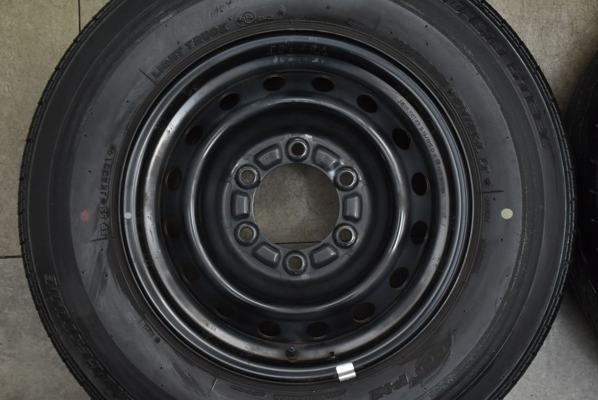  交換用に トヨタ 200 ハイエース 15 in 6 J 35 PCD 139 7 ブリヂストン エコピア RD 613 195 80 R L LT レジアスエース 15インチ タイヤ ホイールセット