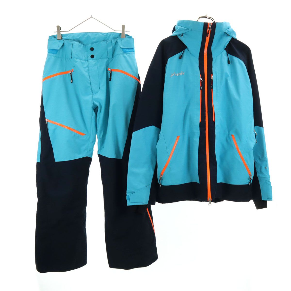 PHENIX フェニックス スキー ウェア 上下 セットアップ L ブルー系 アウトドア メンズ 古着