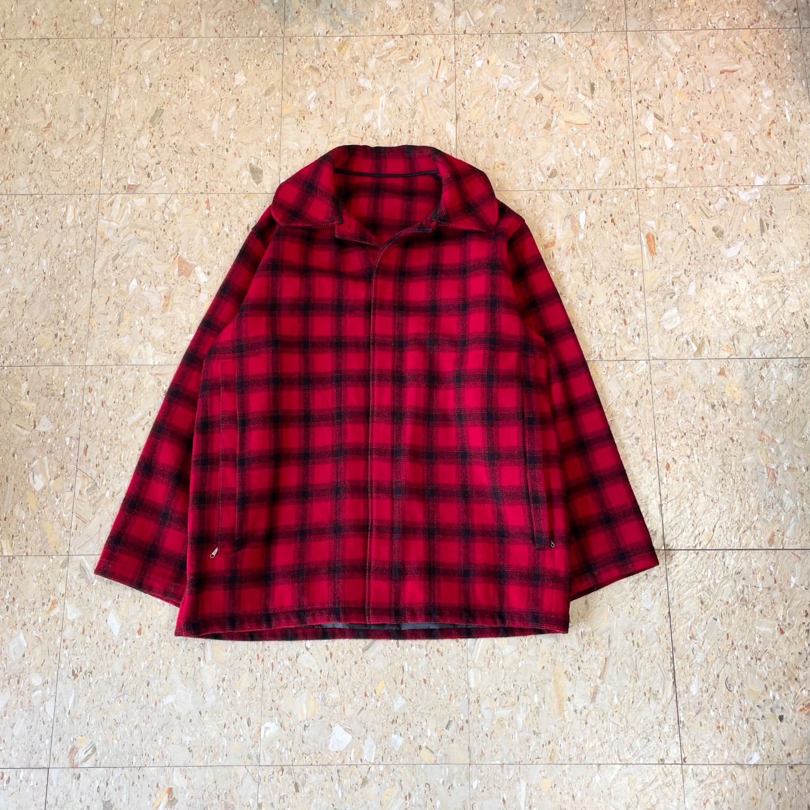 70s USA製 【Woolrich】 ウールリッチ ウールジャケット マッキーノ 
