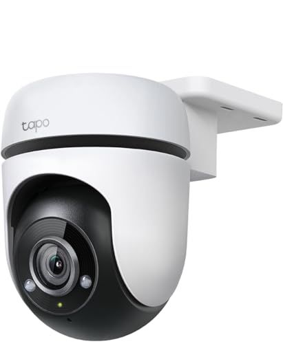 TP Link Tapo 防犯カメラ 2 K 屋外カメラ パンチルト対応 屋外 セキュリティ スマート モーショントラッキング 機能 300万画素 ライト搭載 ナイトビジョン IP 65 防水 防塵 メーカー保証１年 C 510 We 334 bef 8 f