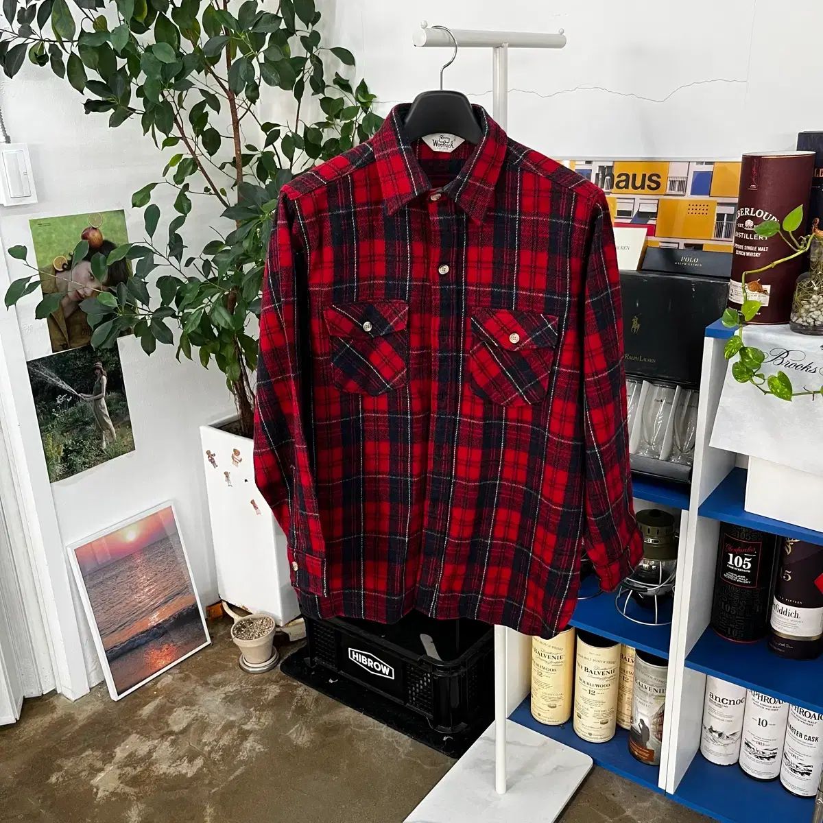 WOOLRICH ウールリッチ フランネル シャツ L