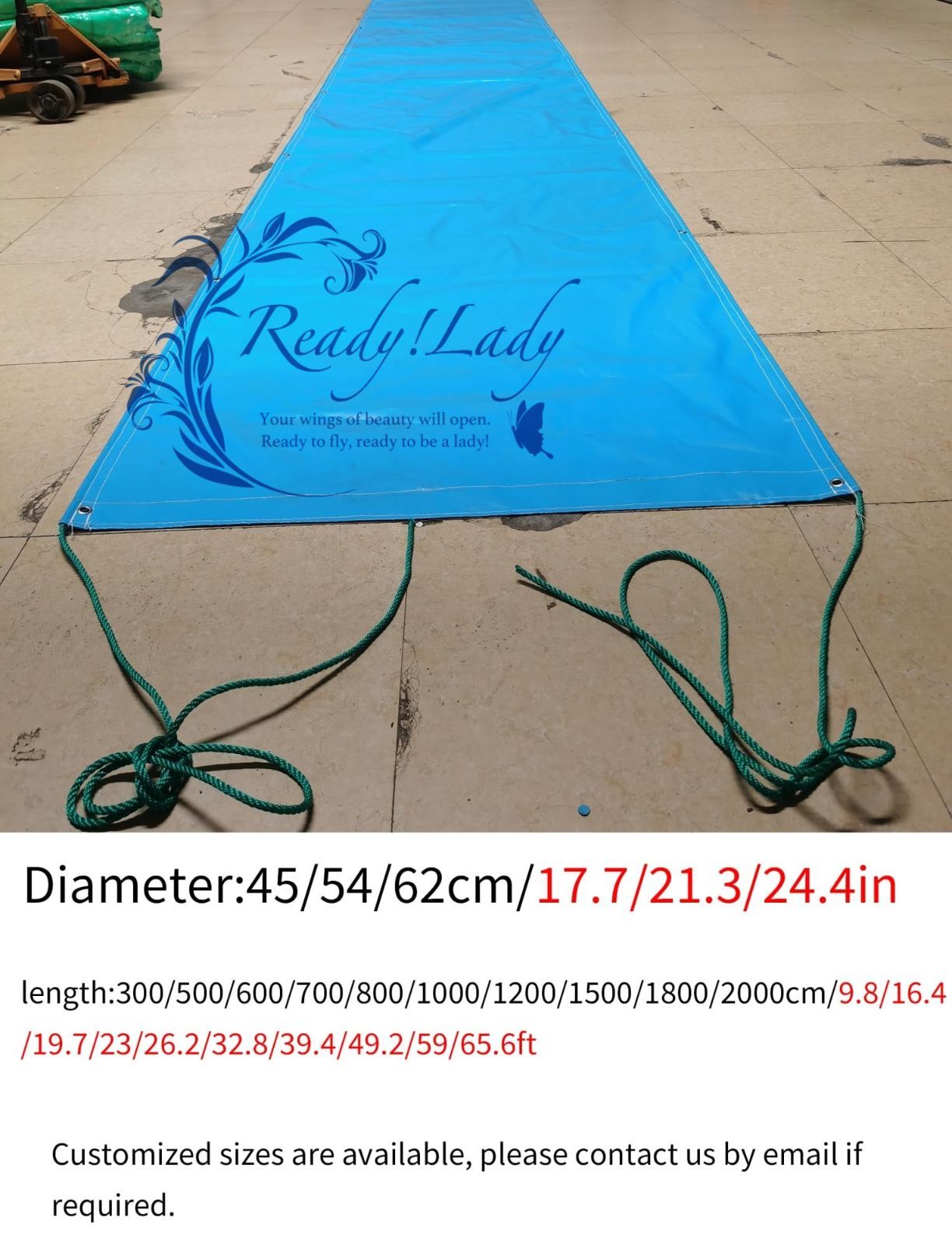 丈夫なリップストップキャンバス製魚用輸送チューブ 排水性と通気性に優れたスリーブで 活魚の放流 荷降ろし 輸送に便利 62 cm 1800