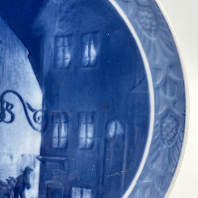 【ロイヤルコペンハーゲン】　１９２５年・イヤープレート　クリスチャンハウンの街角 ロイヤルコペンハーゲン】 1925年・イヤープレート クリスチャン