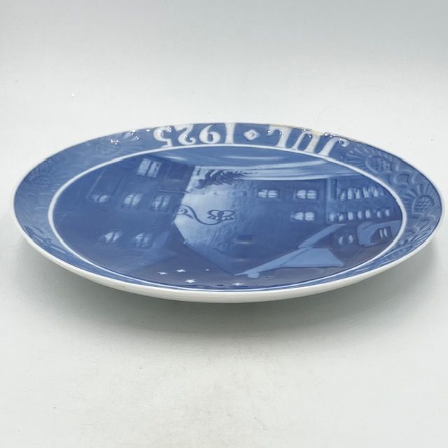 欠けあり】 ロイヤルコペンハーゲン イヤープレート 1925年 「Street