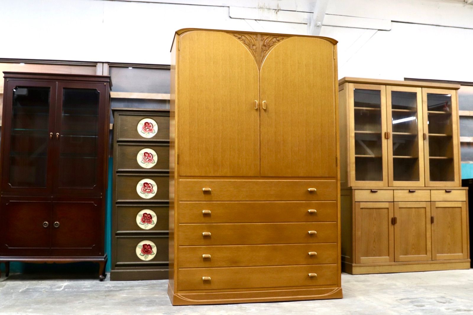 ○多々納邦男 府中家具 最高峰 着物箪笥 整理箪笥 洋服箪笥 和家具 和モダン タンス 箪笥 約165万