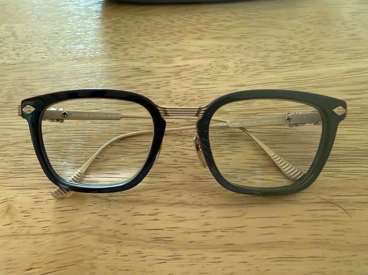 CHROME HEARTS クロムハーツ オーバ ポーク ブラウン GOLD メガネ