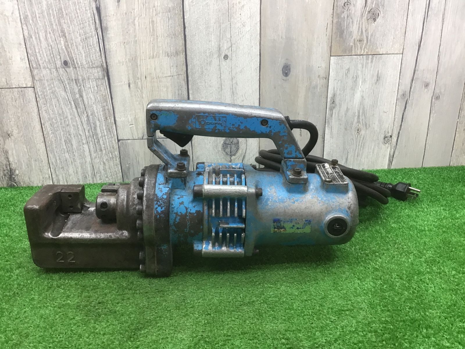 送料含む 品 オグラ Ogura 鉄筋カッター HBC 22 D 13鉄筋の切断写真有り アクトツー N