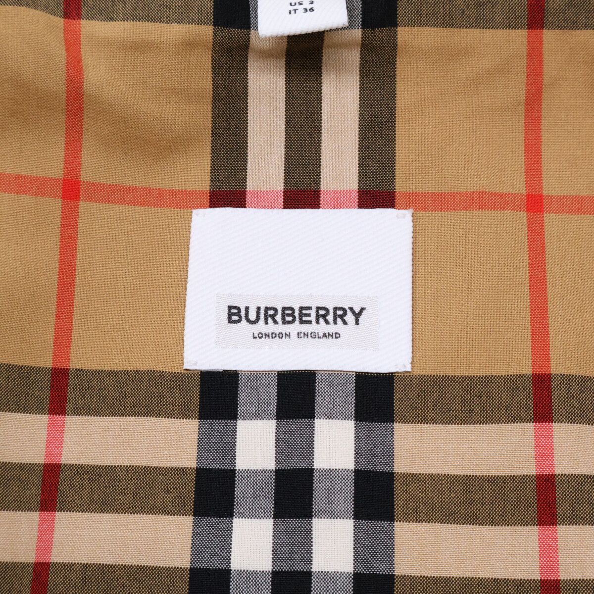 BURBERRY バーバリー 8016222 コットンギャバジンホースフェリー