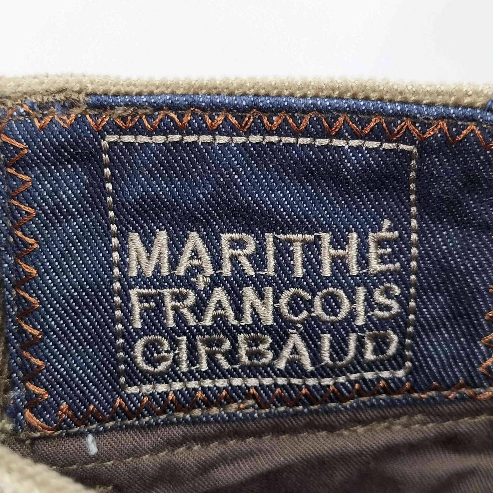  マリテフランソワジルボー MARITHE FRANCOIS GIRBAUD ギャザー コーデュロイ カーゴ カーブパンツ レディース M その他 パンツ