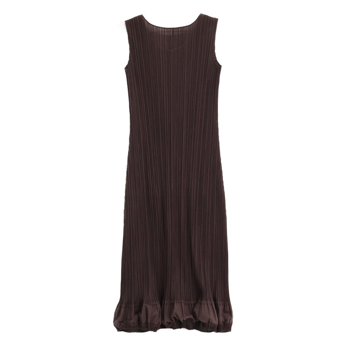 PLEATS PLEASE プリーツプリーズ ﾌﾞﾗｳﾝ PP63ｰJH612 ﾜﾝﾋﾟｰｽ ﾉｰｽﾘｰﾌﾞ 4