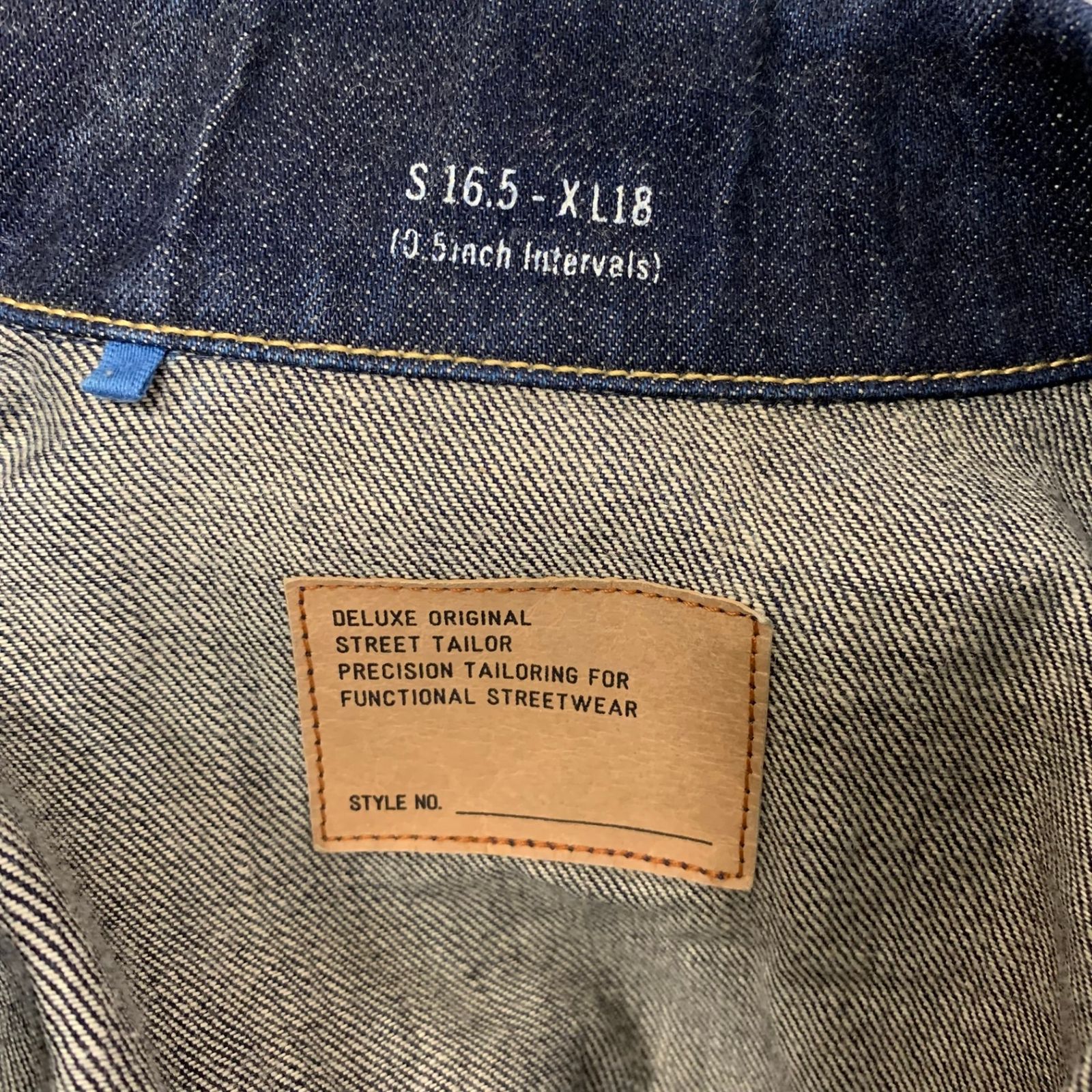デラックス Deluxe デニム ジャケット ブルー Mサイズ 201MT-5014 